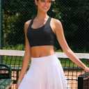 RUNNING GIRL High Impact Sports Bra for Women,Criss-Cross Back Top with Moulded Cups Womens Sports Bra High Support (Black, M)