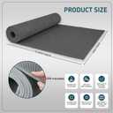 2 x 13Ft x 3Ft Ground Pool Drainage Mat 0.2 inch Thick Non Slip Swimming Pool Flooring Protector Mat Drainage, Rubber Flooring Roll for Pool Bathroom Garage Indoor Outdoor