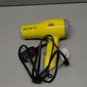 REVLON Compact Hair Dryer | 1875W Lightweight Design, Perfect for Travel, (Yellow), Plastic