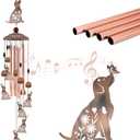 Dog Wind Chimes for Outside, 35 Metal Dog WindChimes Gifts for Women/Men, Decoration for Outdoor, Home, Garden, Patio, Backyard