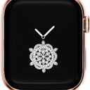 Kolgios 38/40/41/42mm(Series 11/10) Cool Chain Smartwatch Bands Compatible for Apple Watch Bands Series 11/ SE3/10/9/8/7/6 42/44/45/46mm Stylish Replacement Watch Strap for Iwatch S11/10/9/8/7/6 (Rose Gold)