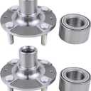 Set of 2 Front Wheel Hub and Bearing Assembly for Hyundai Accent FWD 2012-2017