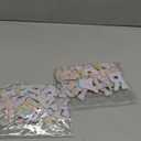 52 Pcs Self Adhesive Pearl Rhinestone Letter Patches Rhinestone A-z Glitter Pearl Sew on Patches Bling Letter Sticker Appliques Fabric Craft for DIY Clothes Bags Hats(Cute Style)