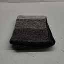 Kitinjoy Indoor Outdoor Door Mat, 24x16 Non-Slip Absorbent Dirt Trapper, Low-Profile Washable Inside Entrance Front Floor Mat, Sturdy Soft Entry Doormats for Entryway, Grey