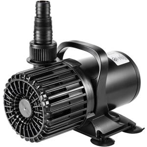 VIVOSUN 1600 GPH Submersible Water Pump, 100W Pond Pump, Ultra Quiet Aquarium Pump with 15FT. Lift Height for Pond, Waterfall, Fish Tank, Statuary, Hydroponic
