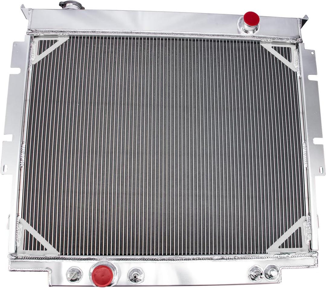 Aluminum Radiator Replacement for 1983-1994 Ford F150 F250 F350 F59 Diesel 6.9L 7.3L V8 Core Cooling Radiators 1984 1985 1986 1987 1988 1989 1990 1991 1992 1993