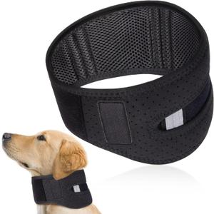 Adjustable Dog Neck Brace Offers Support for Pets Neck Pain Injury Relief Soft Support Cervical Vertebral Sprains and Instability Brace Collar for Dogs (M)