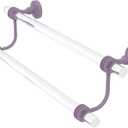 Allied Brass PG-72D-24-LVN Pacific Grove Collection 24 Inch Double Towel Bar with Dotted Accents, Lavender