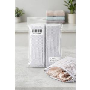 Mesh Laundry Bags White 2 Pack