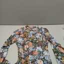 BemorRun Floral Mesh Long Sleeve Tops for Women Mock Neck See Through Fitted Sexy Going Out Top (Medium)