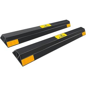 ROBLOCK (New Upgrades) 24" 2 Pcs Heavy Duty Parking Aid for Garage Walls, Parking Gadgets Protects Car, Parking Stopper Easy to Install 2 Packs, 24" L x 3.7" W x 1.8" H