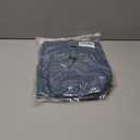 Long Coat for Girls Fleece Jackets 4-7 Years Knee-Length Lightweight Coats (Blue)