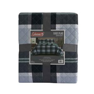 Casey Plaid 1 Quilted King Sham 20x36in