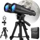 20x80 Astronomy Binoculars for Adults, High Power Stargazing Binoculars with Bak4 Prism, Low Light Vision for Moon Observation & Wildlife Watching, Includes Tripod,Tripod Adapter and Carrying Case