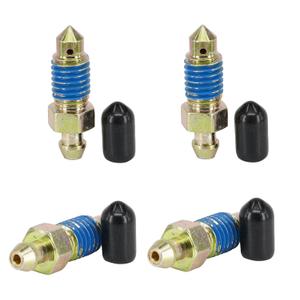 4 PCS Speed Bleeder,Bleeder Valve,Quick Bleeders with Dust Caps M10x1.5-35.5mm, H9406-4, 13908, 12702, 105407, 639580