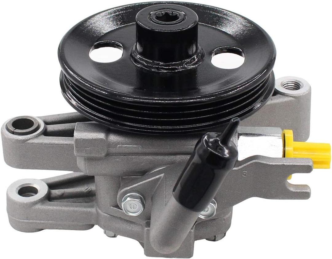 NewYall Power Steering Pump with Pulley for Hyundai Tucson 2005-2009, Kia Spectra 2004-2009, Spectra5 2005-2009, Sportage 2005-2010