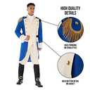 Morph George Washington Costume For Adults With Wig - Colonial Mens Costume - Historical Dress Up Outfit, (Large)