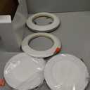 Ensenior 5/6 Inch 5CCT LED Can Lights 12 Pack, Retrofit Led Recessed Lighting, Baffle Trim, Dimmable, 9W=110W, 1000LM, 2700K/3000K/3500K/4000K/5000K Selectable, IC Rated - ETL & FCC