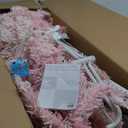 7.5FT Pre-Lit Snow Flocked Pink Christmas Tree 1100 Tips w/ 450 Lights & 8 Modes