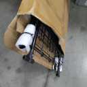 VEVOR Folding Shopping Cart, Jumbo Grocery Utility Cart with Double Baskets, 360 Swivel Wheels, 110 LBS Large Capacity Heavy Duty for Laundry, Shopping, Grocery, Luggage, Black