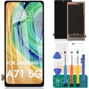 Screen Replacement for Samsung Galaxy A71 5G SM-A716 A716U A716A A7160 A716D AMOLED Display LCD Touch Screen Digitizer Assembly Repair KitsNo Fit for A71 4G/A715
