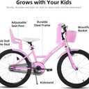 KEANO Zinnia 14 16 20" Kids Bike for Girls Ages 3-10 Years, 20 Inch with Kickstand