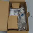 CECEFIN Kitchen Sink Sprayer Hose Attachment for Faucet, Kitchen Faucet Head Replacement w/ 79" Recoil Hose and Holder, Pressurized Water Saving Aerator & Diverter Valve, Faucet Sprayer Attachment Set (F- Grey- ON/OFF Pause Sprayer)