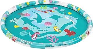 H2OGO! 65" Underwater Utopia Splash Pad - Inflatable 65" Marine Water Sprinkler, Shallow Rim Wading Pool Mat, Outdoor Fountain Sprayer, Toddler-Kid 2+