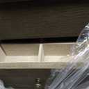 Emfogo Jewelry Box for Women, 5 Layer Large Wood Jewelry Boxes & Organizers for Necklaces Earrings Rings Bracelets, Rustic Jewelry Organizer Box with Drawers and Mirror(Weathered Gray)