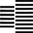 KOZYFLY Striped Area Rug 2.3'x 3.6 and 4'x 6'
