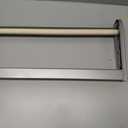 24in Wrapping Paper Roll Cutter - Holder Dispenser for Butcher Freezer Craft Paper Rolls with Updated Serrated Blade for Gift Wrap. Non-Slip Cutting Tool for Kitchen, Craft Room-Set on Tabletop