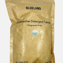 BLUELAND 100% Plastic-Free Dishwasher Detergent Tablets, 60 Count, Unscented Eco Friendly Dishwashing Pods, Natural, Sustainable