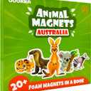 QUOKKA Travel Magnetic Puzzles for Toddlers 1-3  20+Pcs Australia Game with Extra-Long Play Book  Fun Travel Game Toy for Kids Ages 3-5  Strong Magnets for Car Activities  Fun Toddler Puzzle 2-4 (Australia)