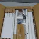 HYSEYY Clothes Rack, Clothing Rack for Hanging Clothes, Rolling Garment Rack Sturdy Coat Rack Portable Wardrobe Rack Metal Closet Rack for Bedroom Laundry Living Room, White