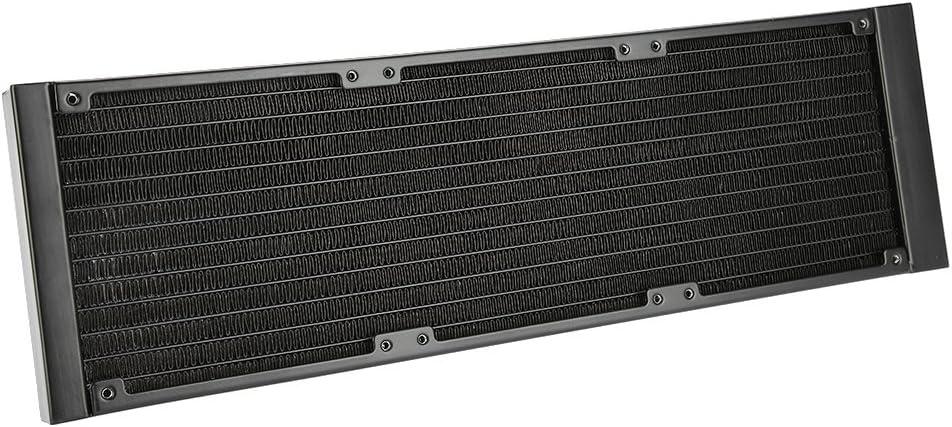 Aluminum 12 Pipe Heat Exchanger Radiator with G1/4 Thread, PC Radiator for Water Cooling System (360mm)