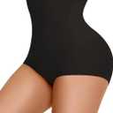 Niceuare Tummy Control Shapewear for Women Seamless High Waisted Slimming Body Shaper Panties Shapewear Shorts Under Dress（Black，Medium）