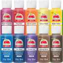 Apple Barrel PROMOABI Acrylic Paint Set, 2 Fl Oz (Pack of 18), Assorted Matte Colors, 18 Count