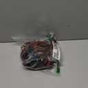 Vivitulip Women's Faux Leather Ruched Tank Top High Neck Sleeveless Cami Shirt (Medium, Red)