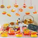 Hotdog Birthday Party Decorations, Fast Food Burger Party Decorations for Sausage Food Party Hot Dog Party Supplies