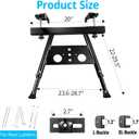 Ladder Stabilizer, Extension Ladder Stabilizer Adjustable Leg 22-29.5" Withstands 300 Lbs Weight Rating, Aviation Aluminium Ladder Stabilizers for Roof