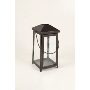 HD Designs Small Metal Lantern, 12 in