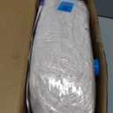 Blissful Diary Reading Pillow for Sitting in Bed, Flannel Back Pillow Bed Sitting Up for Adult & Children, Backrest Cushion for Sit Up in Couch or Floor, Dorm Essentials, Cream White