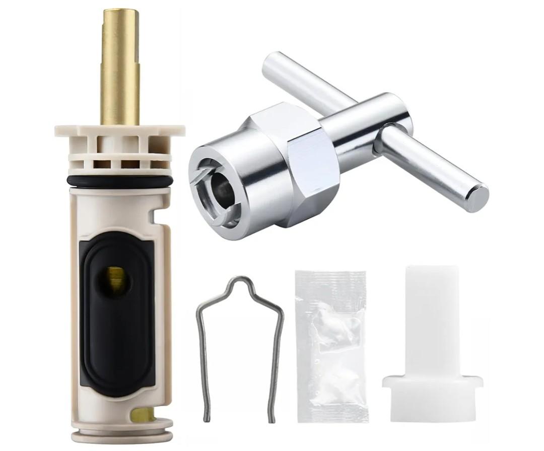 1222 Replacement Cartridge with Removal Tool 104421 for Moen, Compatible with One Handle Posi Temp Faucets