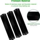 Grill Parts for Chargriller 5050, 3001, 3008, 3030, 4000, 5252, 5650,Heat Plate Replacement Parts for King Griller Shield Tent Deflector (Black-3 pack)