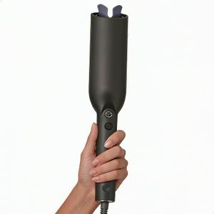 Easy Curl Automatic Curling Iron - Curler Pro Long Barrel, Beach Wave Curler | Hair Curler Automatic Rotating Curling Wand 1 1/4 Inch | Curly Hair Products Value Series By Atelier Lisa Qualite