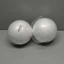 Large Styrofoam Balls 8 Inch,2PC White Foam Balls for Crafts, Giant Foam Balls Smooth Solid Round Balls for Arts and Craft Project as Christmas DIY Ornaments (Styrofoam Balls 8in-2pc)