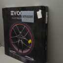 Automotive Alloy Wheel Rim Protector - Covering The Entire Rim of The Wheel hub - Strips for Curb Rash Prevention - Set of 4 Rim Protector Easy to Install(22'',Red)