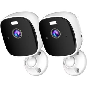 Indoor Home Security Cameras, 2K WiFi Camera with AI Motion Detection, Baby/Elder/Dog/Pet Camera with Phone App, Color Night Vision, 2-Way Audio, 24/7 SD/Cloud Works Alexa (4)