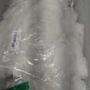 Neelvin Cream White Faux Fur Cozy Soft Plaid Decorative Throw Pillow Covers 18x18 inch Set of 2,Velvet Pillowcase Cushion Case for Sofa Couch