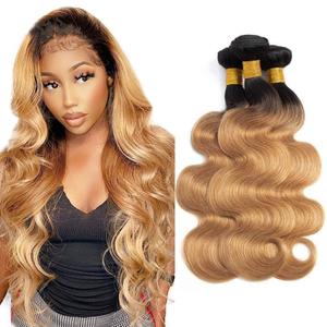 30 32 34 Inch Honey Blonde Bundles Human Hair Ombre Body Wave Bundle 1b27 Body Wave 3 Bundles Brazilian Virgin Hair Extensions